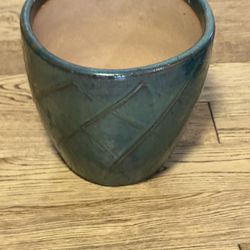 New Ceramic Pot Size 11” Indoor Or Outdoor 