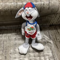 1996 vintage Bugs Bunny plush toy