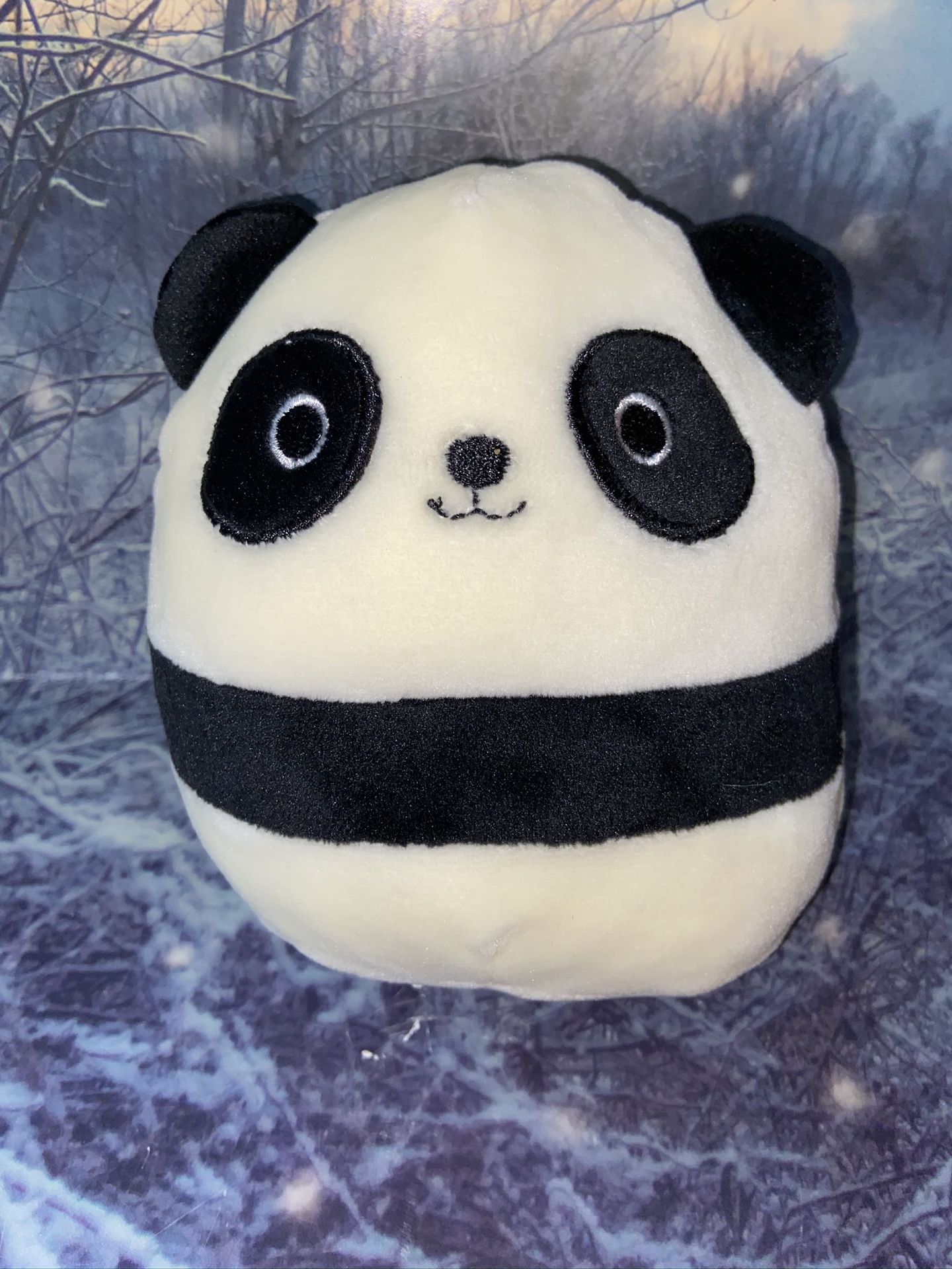 Squishmallow Stanley Panda 6” plush.