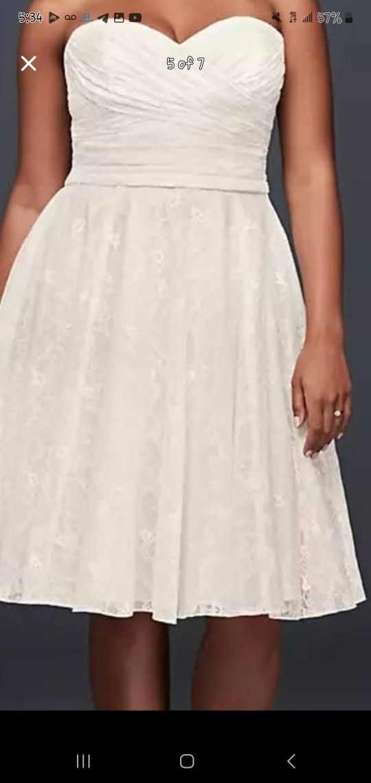 Wedding Dress Size 22W