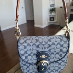 Denim Coach Purse 