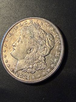 1921 Morgan slightly toned