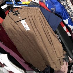 Brown Cardigan Size SMALL & Medium