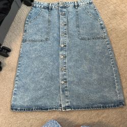Jean Skirt