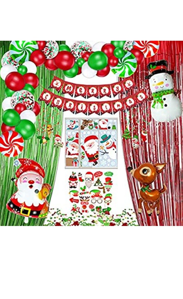 Christmas Party Supplies Decorations kit - 149 Pcs