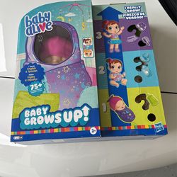 Baby Alive Baby Grow Up Brand New