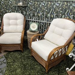 $329 Each - Outdoor Patio Wicker Chair
