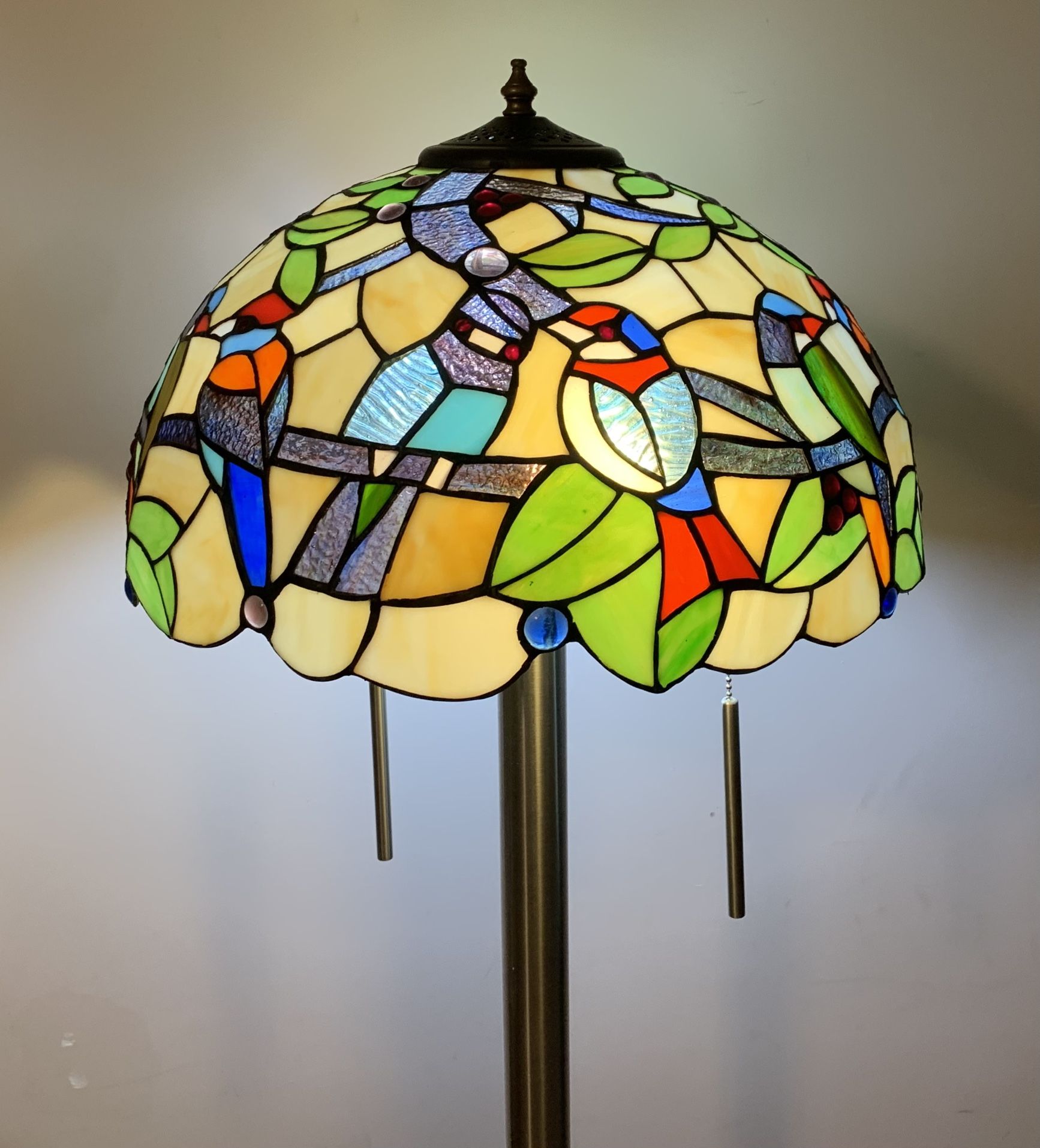 Tiffany Style Stained Glass Floor Lamp