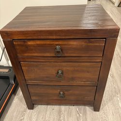 Wood Nightstand