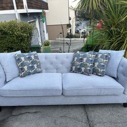 Modern Gray Couch Like New-FREE Delivery