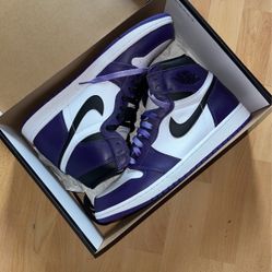 Court Purple Jordan Retro 1