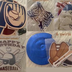 Sports Baseball Birthday Party Supplies 