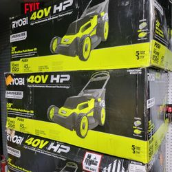 RYOBI
40V HP Brushless 20 in. Cordless Battery Walk Behind Push Lawn
Mower (Tool Only)