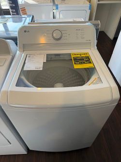 LG 4.1 Cu. Ft. White Agitator Top Load Washer with TurboDrum™ Technology