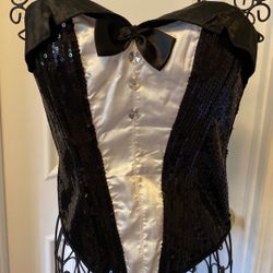 Black And White Corset 