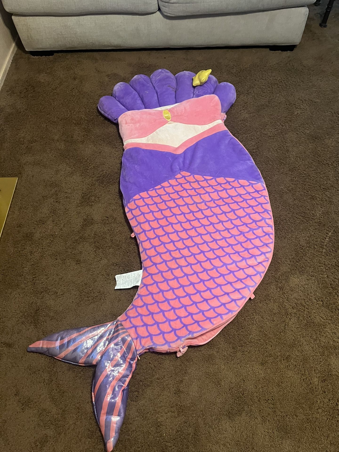 Girls Mermaid Sleeping Bag