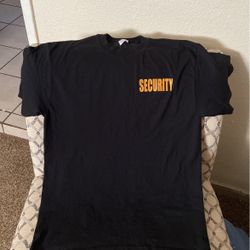 5 Security T-shirt 2(XL) 2(L) 1(3X)  $15 For All.