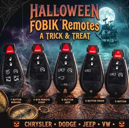 FOBIK Pod-Style Key Fob with Door Blade — Chrysler Dodge Jeep Ram VW