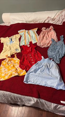 Baby Girl Clothing Bundle – 7 Pieces size 18 months