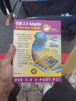 siig USB 5 port PCI