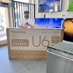 75” Hisense ULED U6 4K Smart Tv