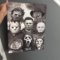 Horror wall art
