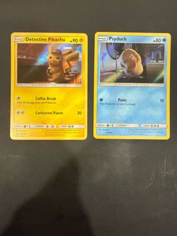 Pokemon, Detective Pikachu - SM190 - SM Promo, Psyduck (Holo Common) - Detective Pikachu