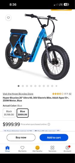 AHyper Bicycles 20" Ultra 40 36V Electric Bike