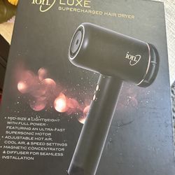 ION LUXE Supercharged Hair Dryer 