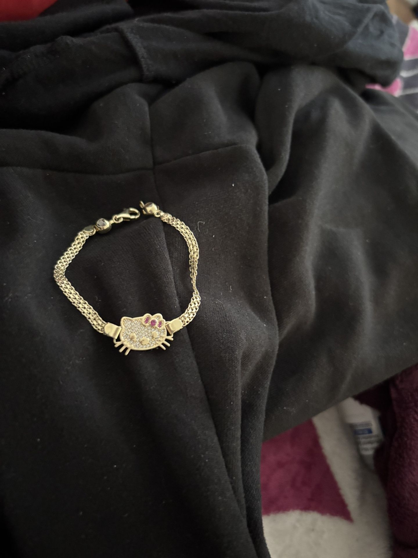 14k Hello kitty Bracelet