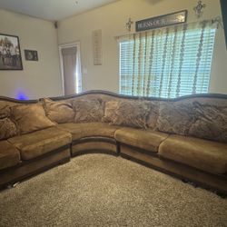 VINTAGE RUSTIC Old Sectional Couch