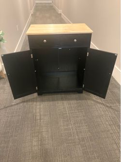Black cabinet