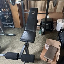 REDUCED PRICE WEIGHT BENCH W WEIGHTS, CAN DELIVER