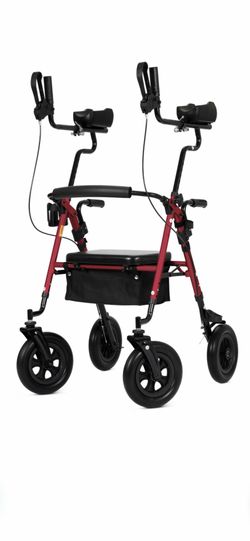 All Terrain Dual-Brake Upright Walker 10" Wheels Open-box