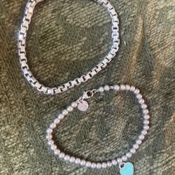 2 Tiffany And co Classic Bracelets 