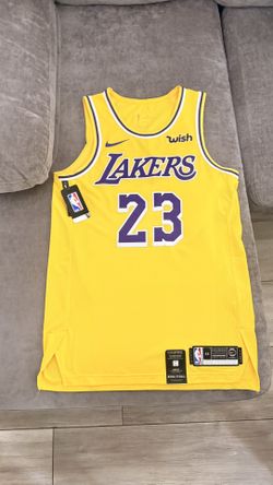 LeBron James Authentic Los Angeles Lakers Jersey