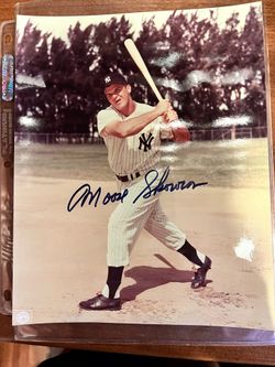 Moose Skowron Signed Photograph