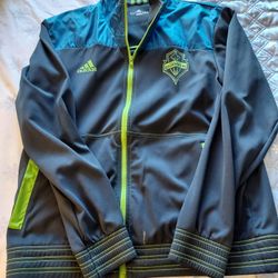 Seattle Sounders FC Full Zip Jacket - Men's L 