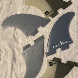 FCS II Surfing Fins For Surfboards