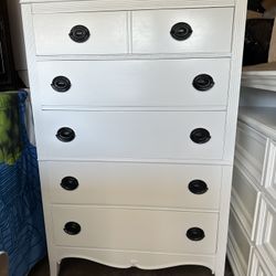 Tall Dresser White 