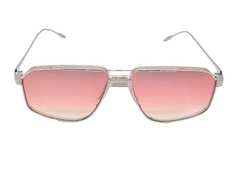 Jacques Marie Mage 158-141 Silver/rose Gold-toned Sunglasses Jg1225wrzmia