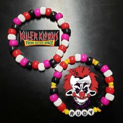 Killer Klowns From Outer Space: Handmade Rudy Kandi Bracelet Set 