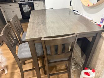 Dining Table with 4 Chairs 48x36x36