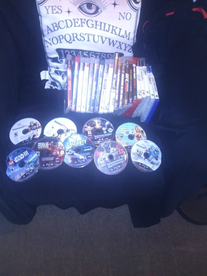 "PS3" Games And (1) PS4 Game