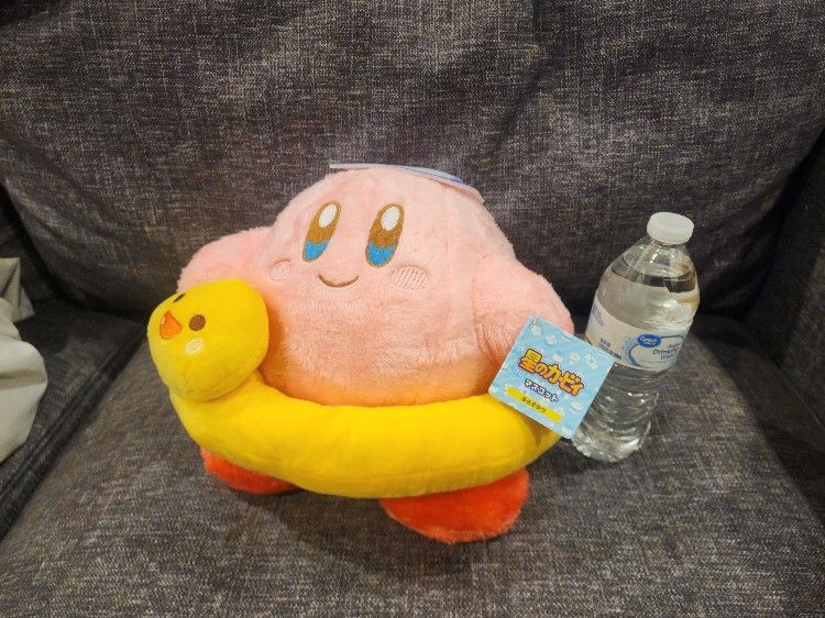 Kirby Summer Time Fun With Googles And Duck Floaty Plush