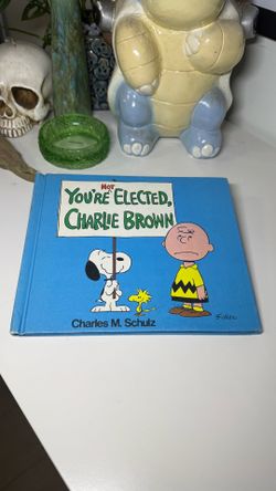 New Antique 1960 Peanuts You’re Not Elected, Charlie Brown HC Book By Charles M. Schulz