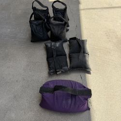 7 Filled Sandbags