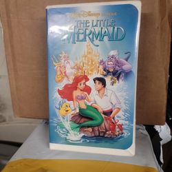 Disney Little Mermaid VHS