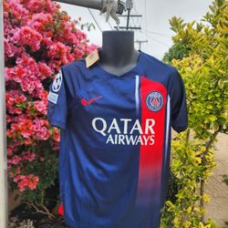 PSG Home Mbappe Soccer Jersey 2023