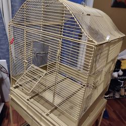 🐥 Extra Large Durable Bird Cage, Metal Parrot Cage, Rolling Bird Cage with Tray!